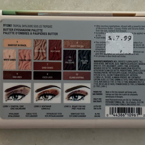 Physicians formula-Butter Eyeshadow: PF 10961: Tropical Days - Picture 2 of 2